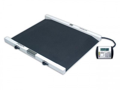 6500 Detecto - Wheelchair Scale, Portable, Digital, 1000 lb x .2 lb / 450 kg x .1 kg