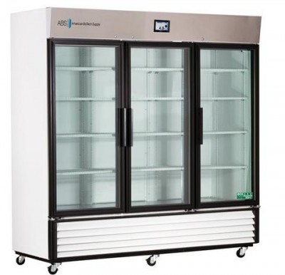 American BioTech Supply TempLog Premier Laboratory Glass Door Refrigerator (69 cu ft)