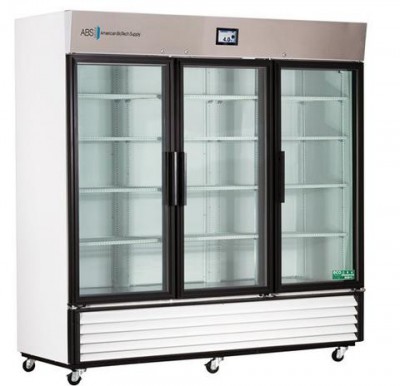 American BioTech Supply TempLog Premier Laboratory Glass Door Refrigerator (72 cu ft)
