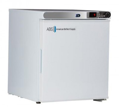 American BioTech Supply Premier Undercounter Refrigerator (1 cu ft) (Solid Door) (Left Hinge)