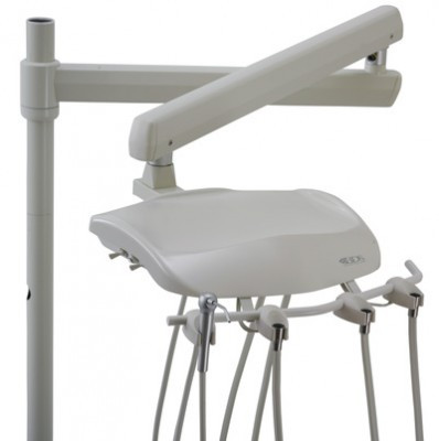 Adec 4200 Excellence Traditional Chair Side Mount Delivery System with Assistant Instrumentation
