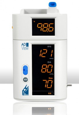 Adview® 9001BPTO Monitor, NIBP, Temperature, Battery, BlueTooth