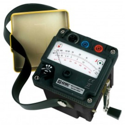 AEMC 6503 Hand Crank Megohmmeter, 1000V