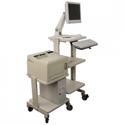 AFC Industries 3630 Omnibus Cart W/ Adjustable Work Surface, Bumper Molding
