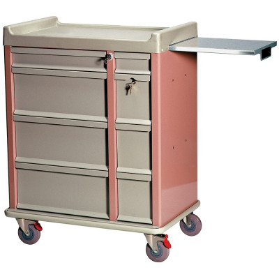 Harloff MRK16B Six Drawer MRI Safe Cart W/ Breakaway Lock, Standard Package