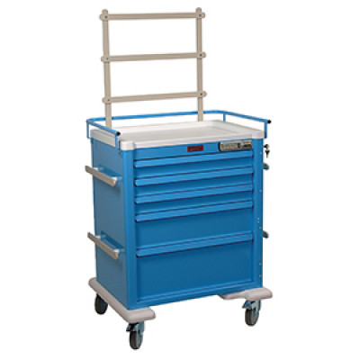 Harloff OPT7K-ANS Optimal Seven Drawer Anesthesia Cart, Specialty Package