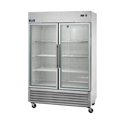 Arctic Air AGR49 2 Solid Door Bottom Mount Reach-In Refrigerator | 49 cu ft