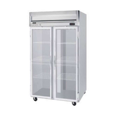 Beverage-Air Horizon HF2HC-1G 2 Glass Door Top Mount Reach-In Freezer | 49 Cu. Ft.