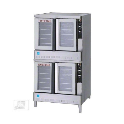 Blodgett ZEPH-100-GESDBL Double Deck Gas Convection Oven | 130,000 BTU