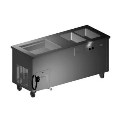 Delfield  SH2CR-74-BP, Serving Counter, Hot & Cold