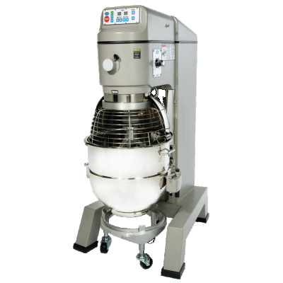 Globe SP80PL 80 qt. 4 Speed Floor Mixer w/Bowl Guard | 3 HP
