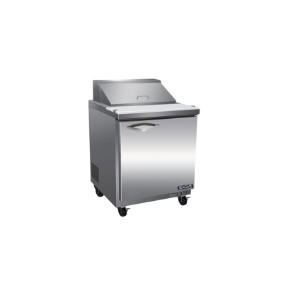 SEAGATE SSP29 1 Door Refrigerated Sandwich Prep Table | (8) 1/6 Pan