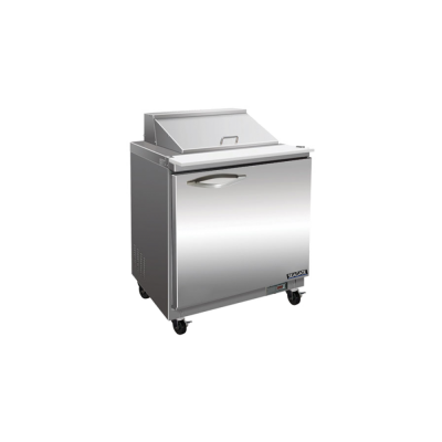 SEAGATE SSP29M 1 Door Refrigerated Sandwich Prep Table | (12) 1/6 Pan