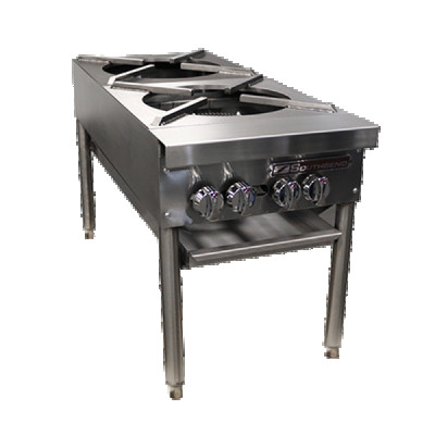 Southbend SPR-2J-FB 2 Burner Gas Stock Pot Range | 90,000 BTU