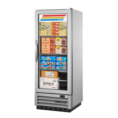 True T-12FG-HC~FGD01 1-Glass Door Bottom Mount Reach-In Freezer 12 Cu. Ft. | (Right Hinged)