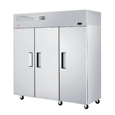 Turbo Air EF72-3-N 3-Solid Door Reach-In Freezer | 65.88 Cu. Ft.