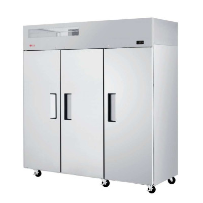 Turbo Air ER72-3-N 3-Solid Door Reach-In Refrigerator | 65.88 Cu. Ft.