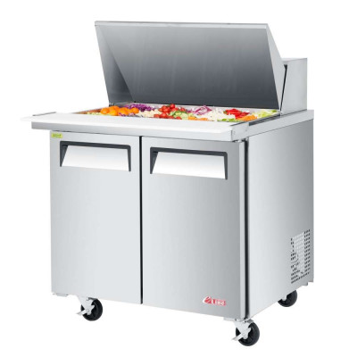 Turbo Air EST-36-N6 Refrigerated Counter Sandwich / Salad Unit 10 Pans