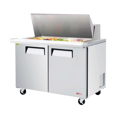 Turbo Air EST-48-18-N Refrigerated Counter Mega Top Sandwich / Salad Unit 18 Pans