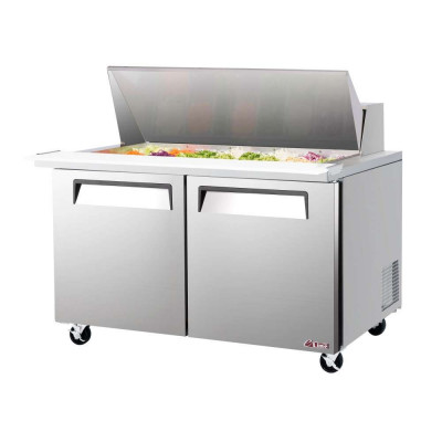 Turbo Air EST-60-24-N Refrigerated Counter Mega Top Sandwich / Salad Unit 24 Pans