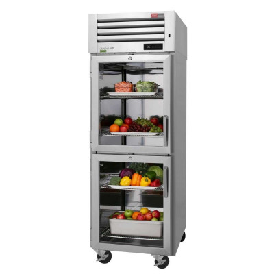 Turbo Air PRO-26-2R-GS-PT-N Pass-Thru Refrigerator | 25 Cu. Ft.