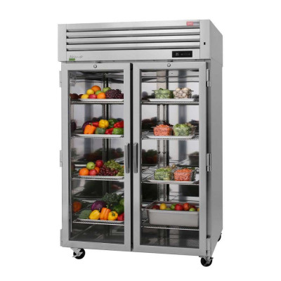 Turbo Air PRO-50R-G-N 2 Glass Door Reach-in Refrigerator | 48.7 Cu. Ft.