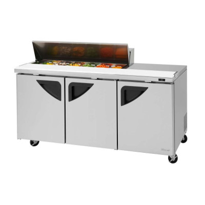 Turbo Air TST-72SD-12S-N Refrigerated Counter Sandwich / Salad Unit | (12) 1/6 Pans
