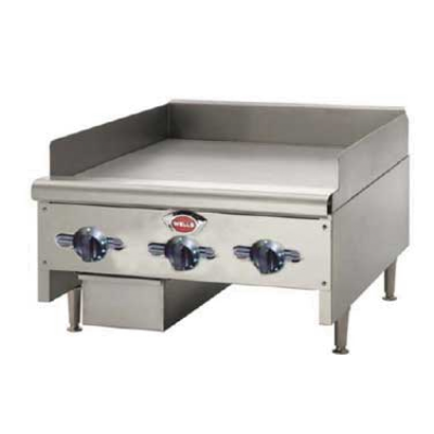 Wells HDTG-4830G-QS Griddle, Gas, Countertop