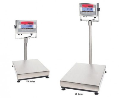 American EXTREME WASHDOWN STAINLESS STEEL BENCH SCALES (Capacity/Readability: [150lb x .02lb] [60kg x 10g])