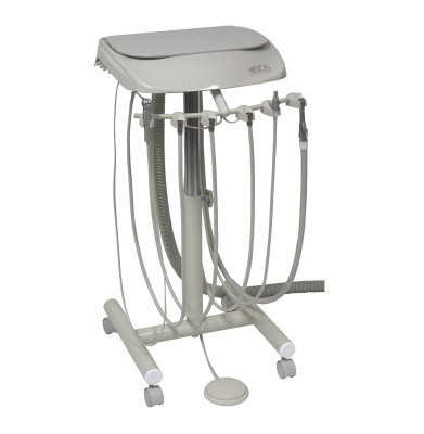 BDS Beaverstate S-4350 3 Handpiece Automatic Hygienist's Cart (Coiled Tubing)