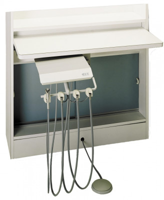 BDS Beaverstate SC-4200 3 Handpiece Automatic Rear Delivery Swivel Mount Control Head (Coiled Tubing)