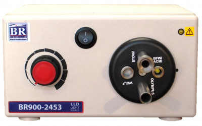 The BR Surgical BR900-2453 LED 50 Watt Light Source W/ 4 Port Turret (Storz, Olympus, Acmi, Wolf)  the LED 50 Watt Light Source W/ 4 Port Turret (Storz, Olympus, Acmi, Wolf) by BR Surgical