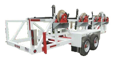 Brindle 4RT21BS Four Reel Cable Reel Trailer