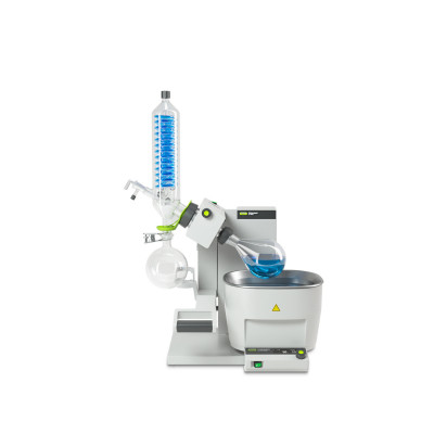 Buchi Rotavapor R-300 with 1L Water Bath Rotary Evaporator Manual Lift Cold Trap (C) Glass Assembly SJ 24/40 joint