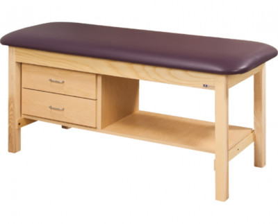 Clinton Straight Line Treatment Table With 2 Drawers. 30