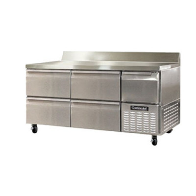 Continental Refrigerator CRA68‐BS Refrigerated Work Top