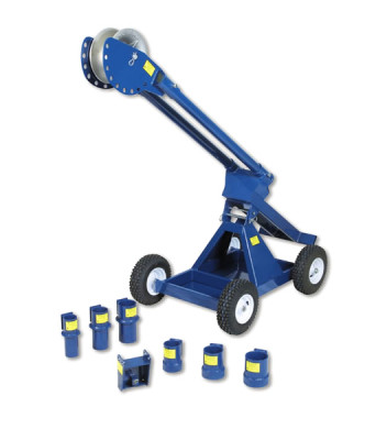 Current Tools 8090 Mantis Mobile Cable Pulling Cart w Two Boom Sections