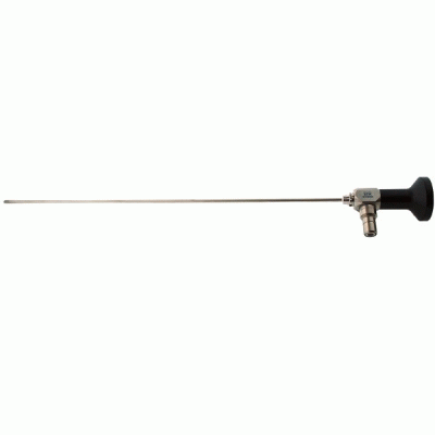 BR Surgical BR966-4000-302 Cystoscope w/ Fiber Light Guide, Direct Vision, Autoclavable, 4mm Diameter, 0 Degree, 302mm