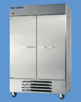 So-Low Laboratory and Pharmacy Refrigerator - Stainless Steel (2 Solid Doors) (49 cu ft)