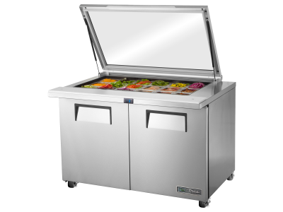 True TSSU-48-18M-B-FGLID-HC Sandwich Prep Table