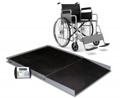 Detecto FHD-144-II Digital Geriatric Stationary Wheelchair Scale W/1000 Lb Capacity 48