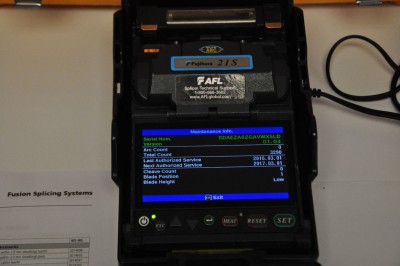 Fujikura FSM-21S Fusion Splicer Total ARCs 3290