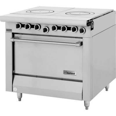 Garland M45S Master Series Liquid Propane 2 Section Front Fired Hot Top 34