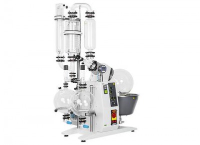 Buchi Rotavapor R-220 EX T4 400V Large-Scale Rotary Evaporator C-Cold Trap 20L drying flask 2 Dual receiving flasks 2 x 10L
