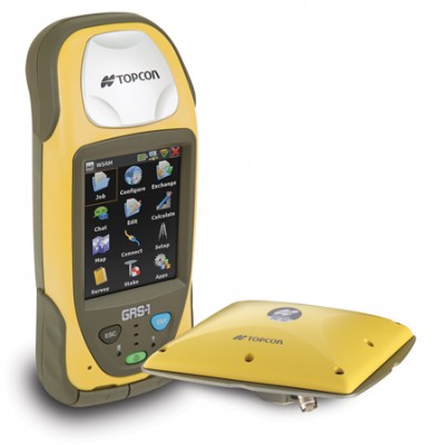Topcon GRS-1 GNSS Receiver and Handheld Field Controller