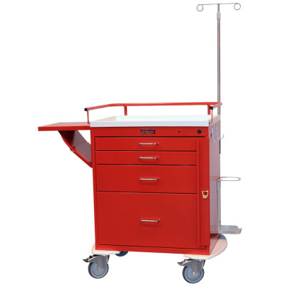 HARLOFF 6301 FOUR DRAWER CLASSIC EMERGENCY CART, SPECIALTY PACKAGE 
