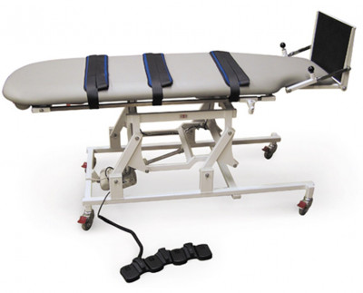 Hausmann 6058 Hi-Lo Wheelchair Accessible Tilt Table W/ Locking Casters