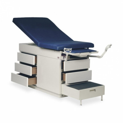 Hausmann Model 4416 X-L Power Back Bariatric Examination Table, 600 Lb. Capacity