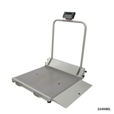 Health O Meter Professional Wheelchair Ramp Scales 1000Lb Cap. Proplus Wheelchair Ramp Scale (2600Kl)