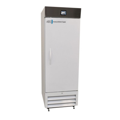 ABS Premier Pharmacy Standard Glass and Solid Door Laboratory Refrigerator. 23 Cu Ft. 1 Swing Solid Door.